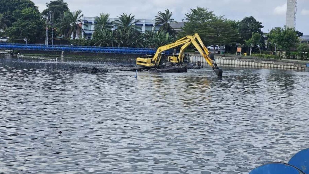rénagement des inondations à Bali, ministère des Pu accélère la normalisation du réservoir Muara Nusa Dua