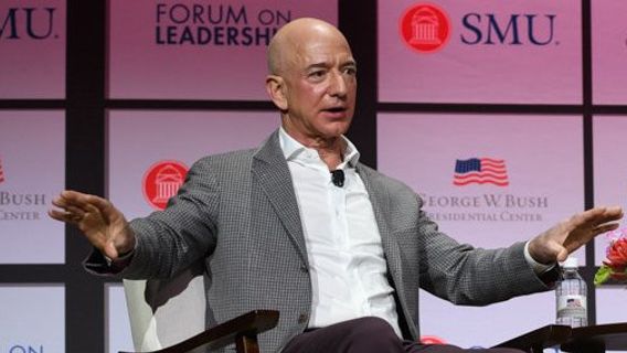 ジェフ・ベゾスのようなアマゾンのCEOになることは良いことだ、あなたは一日でRp.191.1兆を得ることができます