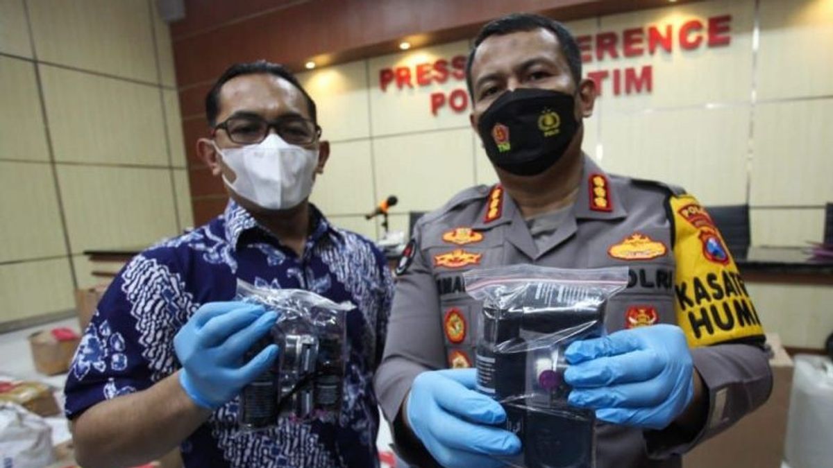 Beware Of Buying Fake Cosmetics, East Java Police Arrest Perpetrators Of Counterfeiting Cosmetic Brands