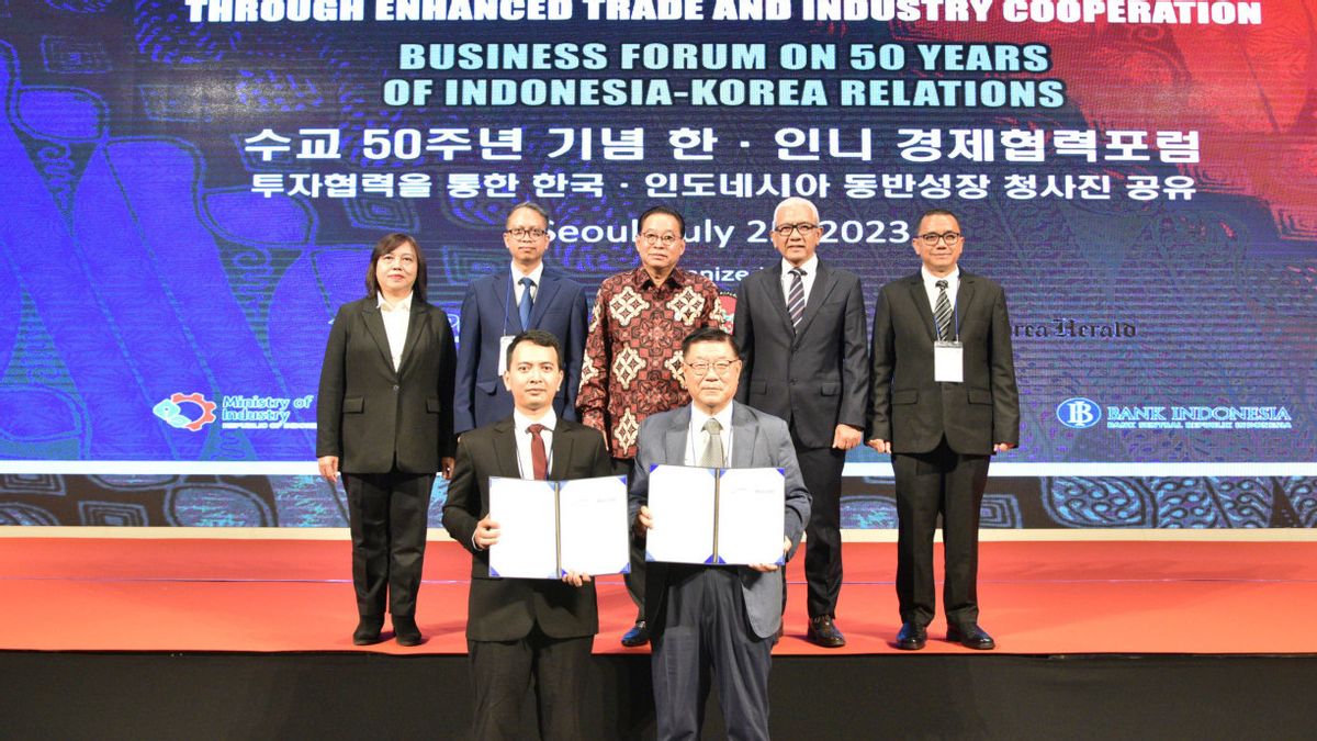 Minister Of Industry Agus Socializes Environmentally Friendly Industrial Estate Program At RI-Korea Forum