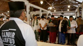 Soutenez Ganjar et Mahfud lors de l’élection présidentielle de 2024, Ulama et Kiai Kampung DKI Jakarta Bakal Door-to-porte