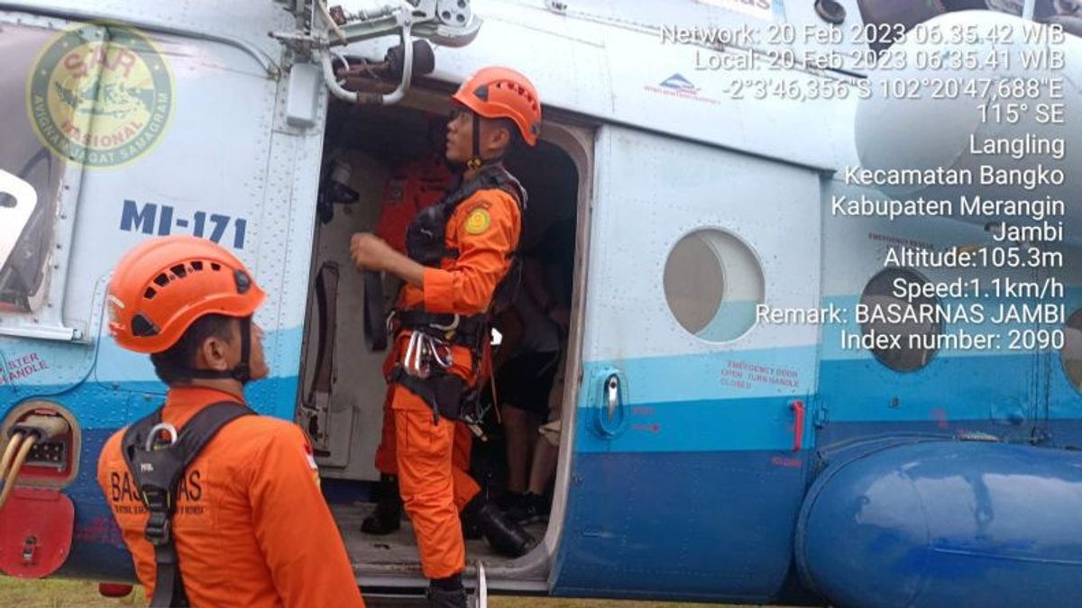 Tebal Mist, Air Line SAR Team Failed To Evacuate The Jambi Regional Police Chief's Entourage