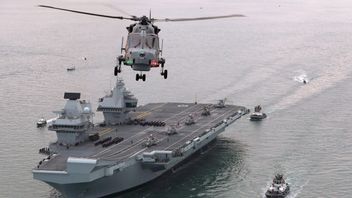 Britain Sends The Largest Warship Fleet To The Pacific Region, Led By The Aircraft Carrier HMS Queen Elizabeth