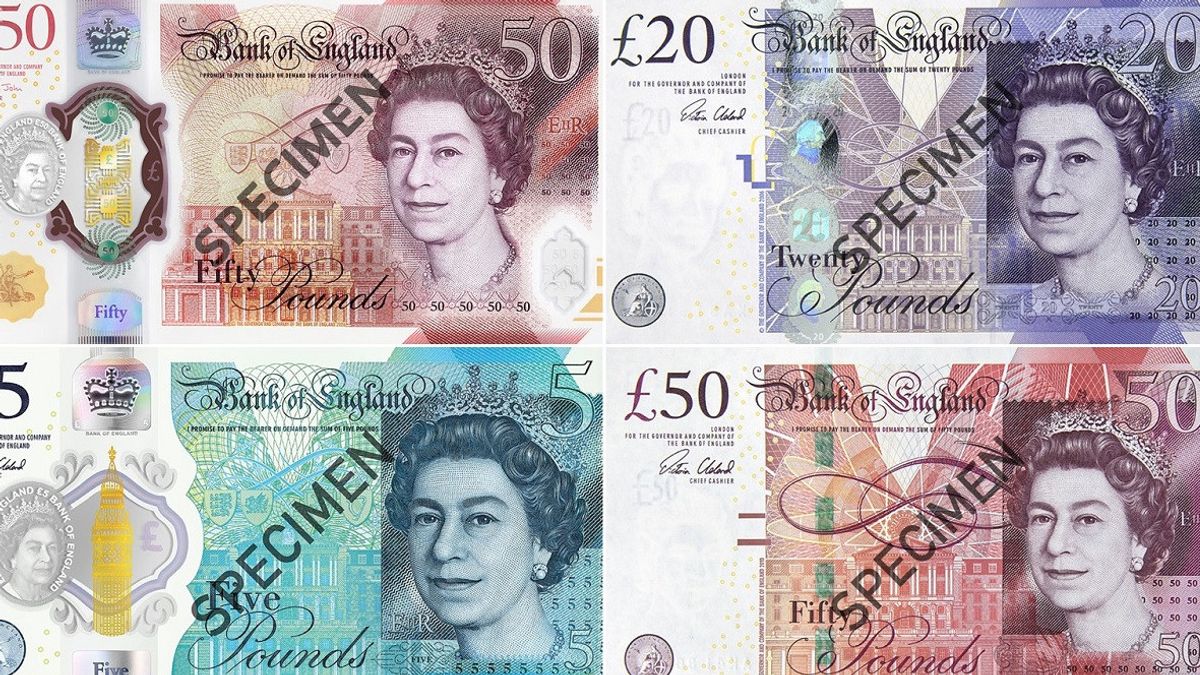 英国女王伊丽莎白二世去世，英格兰银行确保带有她形象的钞票仍然是法定货币