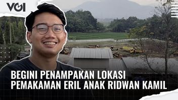 VIDEO: Begini Penampakan Lokasi Pemakaman Eril Anak Ridwan Kamil