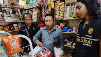 Satpol PP Denpasar dan Bea Cukai Tertibkan Penjual Rokok Tanpa Cukai