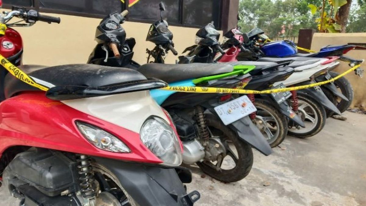 The Perpetrators Of The Theft Of 12 Motorcycle Units In Southeast Sulawesi Were Arrested, Threatened With 7 Years In Prison