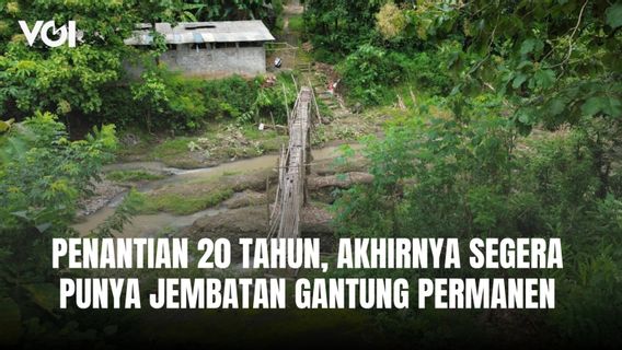 Penantian 20 Tahun, Akhirnya Warga Desa Nglembu Boyolali Segera Punya Jembatan Gantung Permanen