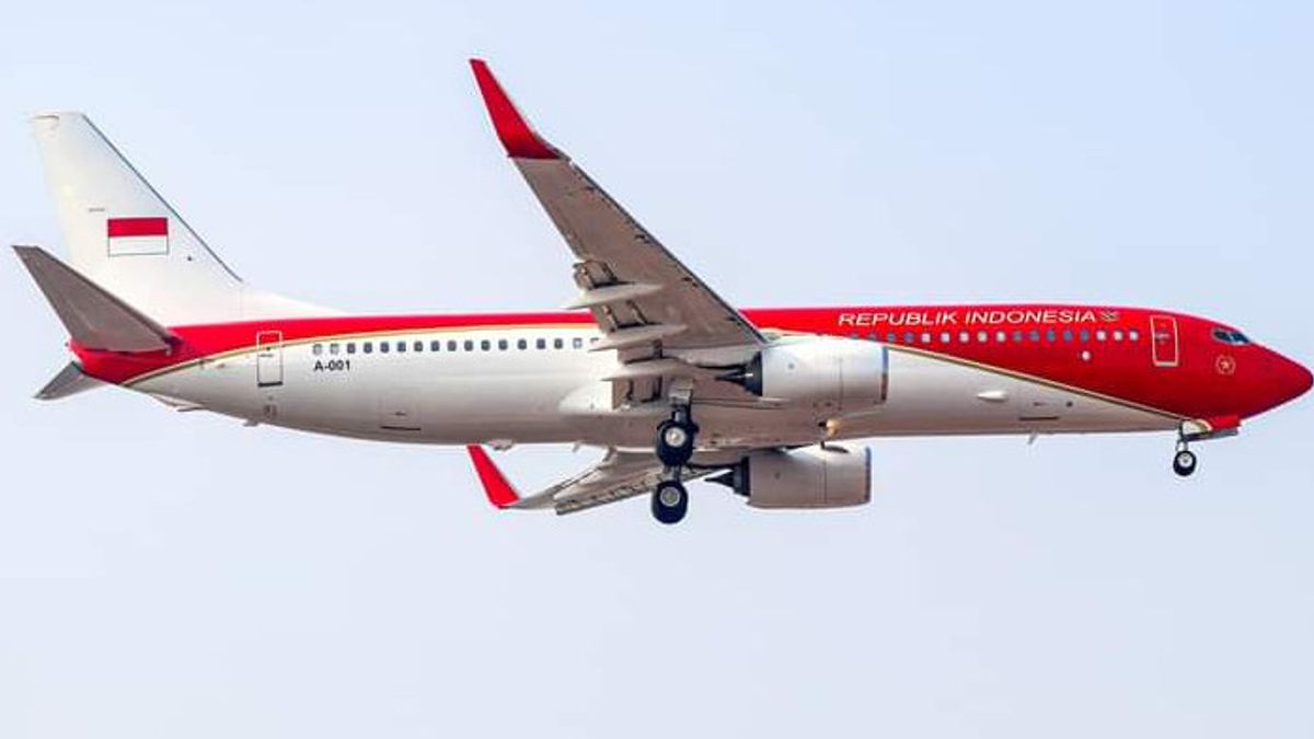 Jokowi Is Considered A Spree Related To Repainting The Presidential Plane To Become Red And White