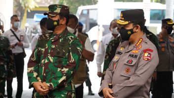 TNI Commander And National Police Chief Check COVID-19 Vaccination In Grobogan, Expand Micro PPKM Personnel