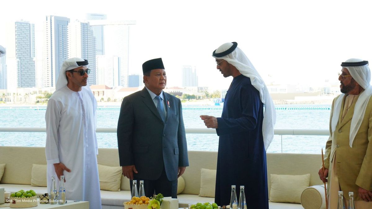 Visiting The UAE, Prabowo Attended The Invitation Of The President MBZ