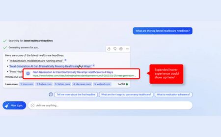 Sudah Dikonfirmasi, Microsoft Membawa Lebih Banyak Iklan di Bing Chat