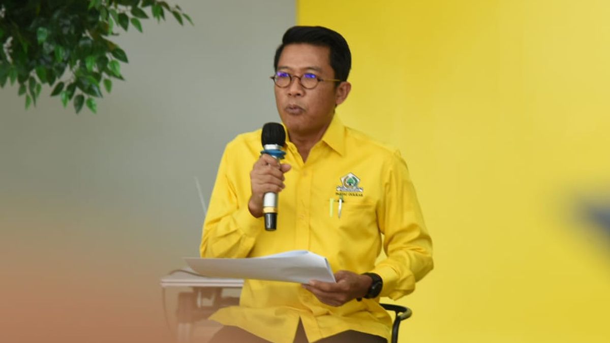 DPR Member From The Golkar Faction Praises Coordinating Minister Airlangga: He Was Able To Get Indonesia Out Of Economic Pressure Due To The Pandemic