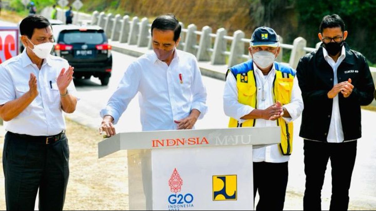 Jalan Bypass Balige di Toba Sumatera Utara Diresmikan Jokowi
