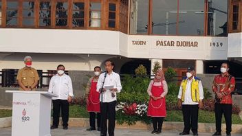 President Joko Widodo Inaugurates Johar Market Semarang