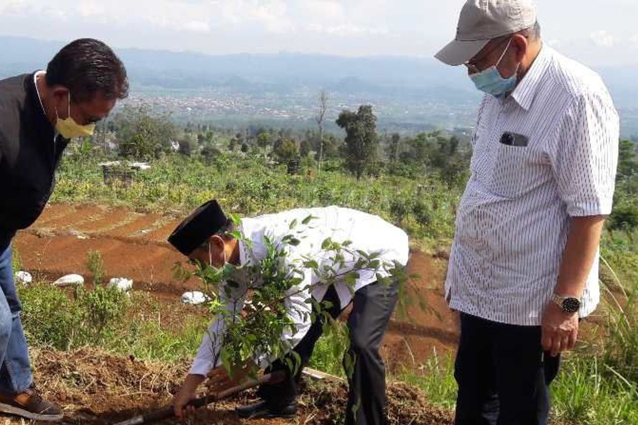 Mount Sumbing Area Planted 50,680 Seeds For Conservation