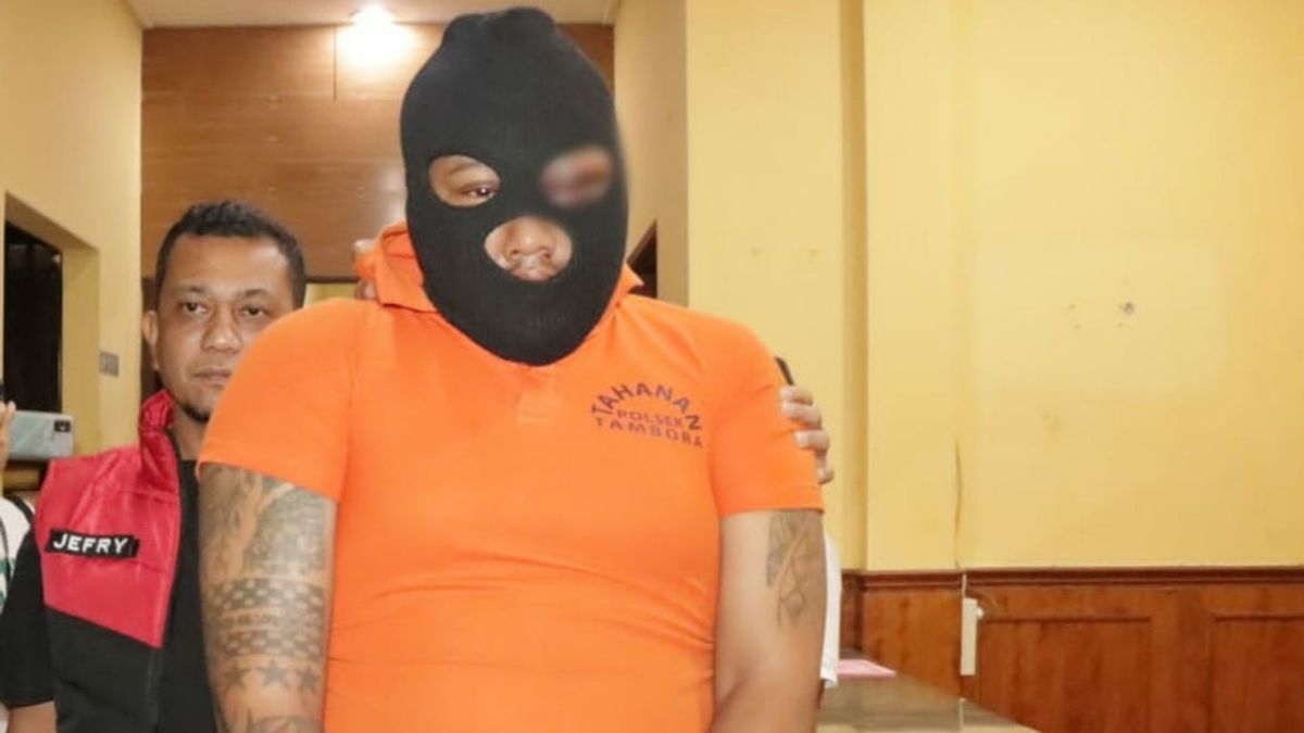 Not Jera Often Goes In And Out Of Prison, This Tattooed Man Returns To Being A Robber, The Mode Of Selling Cellphones On Facebook