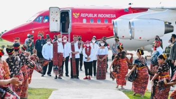 President Jokowi Arrives In East Sumba And Visits Sorghum Processing Factory