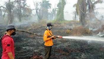 ナガンラヤアチェの火災と森林火災の抑制は水源によって制約されています