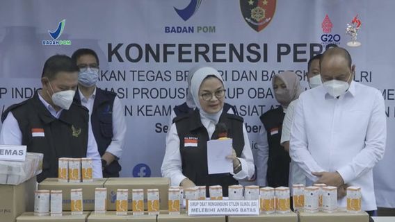 Lagi, Satu Industri Farmasi Swasta Gunakan Senyawa Penyebab Gagal Ginjal Akut, BPOM: Jika Terbukti Terancam Pidana   