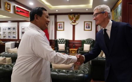 Setelah Bertemu Jokowi, Tim Cook Kunjungi Menhan Prabowo Bahas Investasi