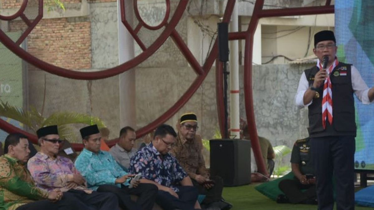 Ahead Of The End Of His Term Of Office, Ridwan Kamil Broadcast Around Bekasi Explains West Java's Progress