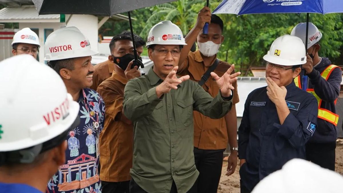 Acting Governor Heru Tinjau For The Development Of Pump Houses In Ria Rio Reservoir