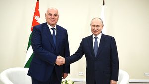 Presiden Putin Terima Aslan Bzhania, Rusia Berencana Bangun Pangkalan Angkatan Laut di Abkhazia 