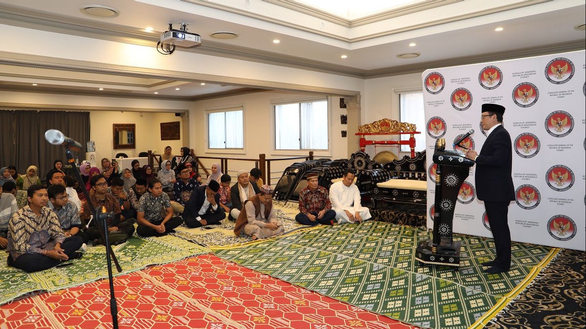 Commemorating Nuzulul Qur'an, The Indonesian Consul General In Sydney Invites Indonesian Diaspora To Strengthen Gathering And Put Personal Ego Aside