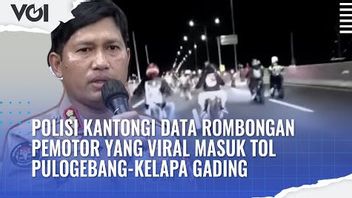 VIDEO: The Identity Of The Group Of Motorbikes Entering The Pulogebang Elevated Toll Road Is Already Known