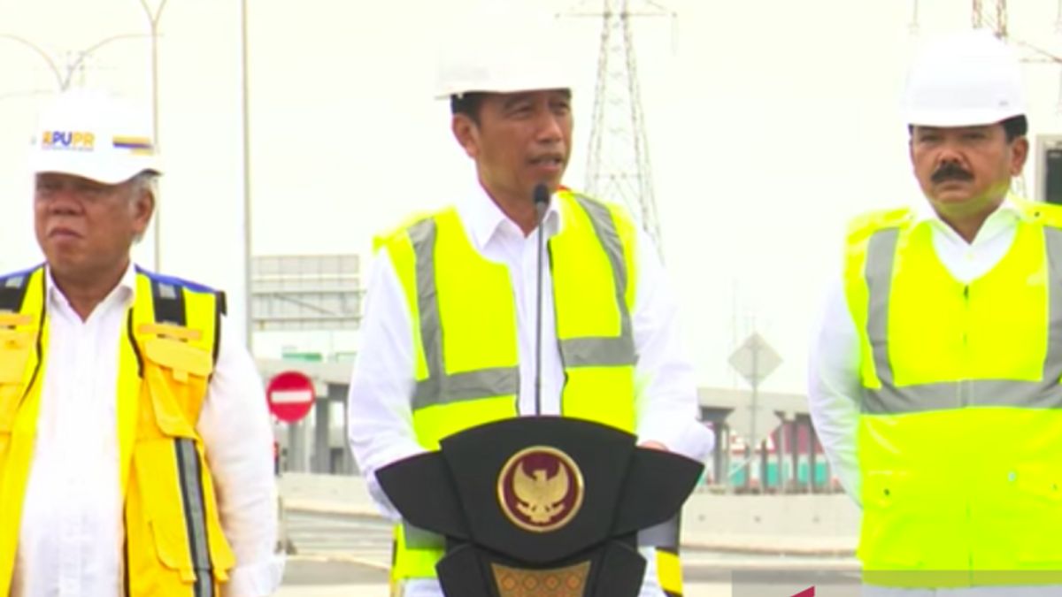 President Jokowi: Semarang-Demak Toll Road Section II Becomes A Cegah Flood Sea Embankment Rob