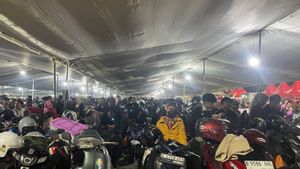 H-2 Lebaran Antrean Pemudik Motor di Ciwandan Cilegon Mengular