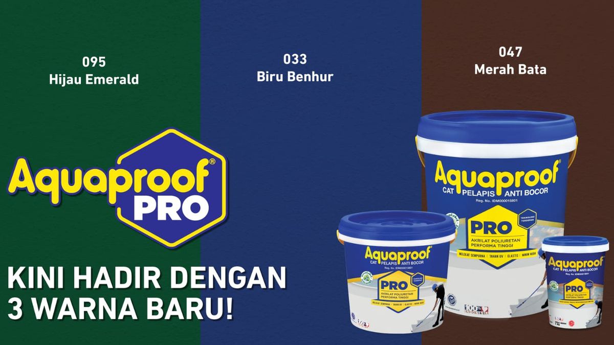 Aquaproof Pro إطلاق لون جديد