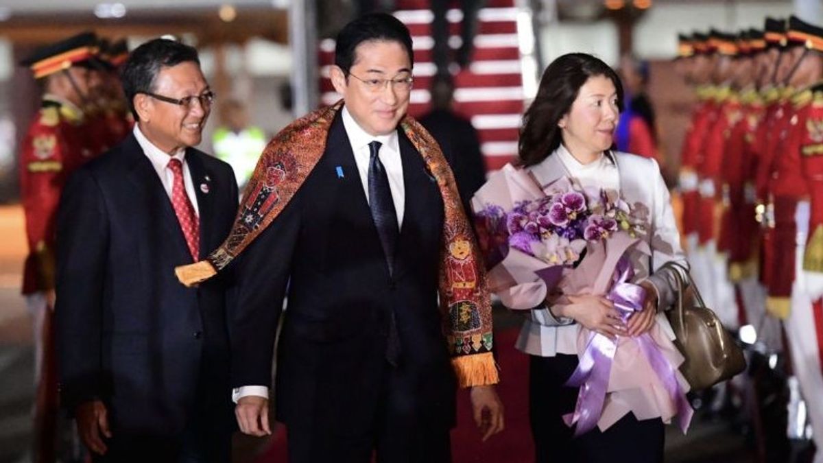 Japanese Prime Minister Arrives In Indonesia Attending The ASEAN Summit