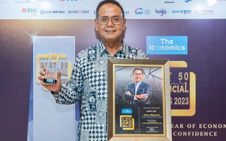 Direktur Keuangan & Strategi Bank DKI, Romy Wijayanto Raih Penghargaan Sebagai 10 Most Popular CFO Tahun 2023