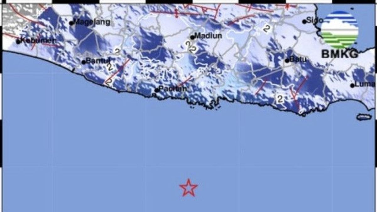 BMKG: No Tsunami Potential From Magnitude 5 Earthquake In Trenggalek, Sunday 14 May