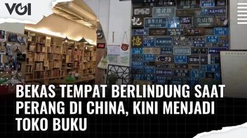 VIDEO: Former Chinese War Shelter, Now A Bookstore