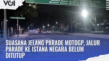 VIDEO: Suasana Jelang Parade MotoGP, Jalur Parade dari Istana Negara Belum Ditutup