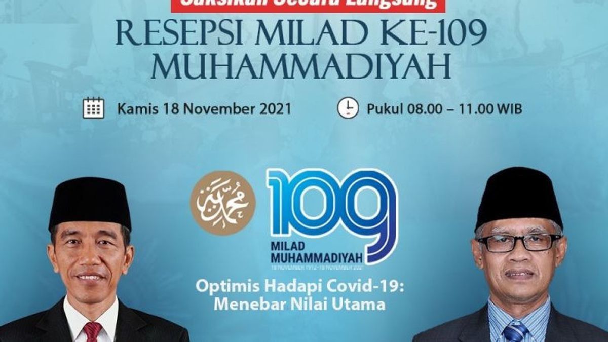 HUT ke-109 Muhammadiyah, Joko Widodo Akan Beri Sambutan Daring