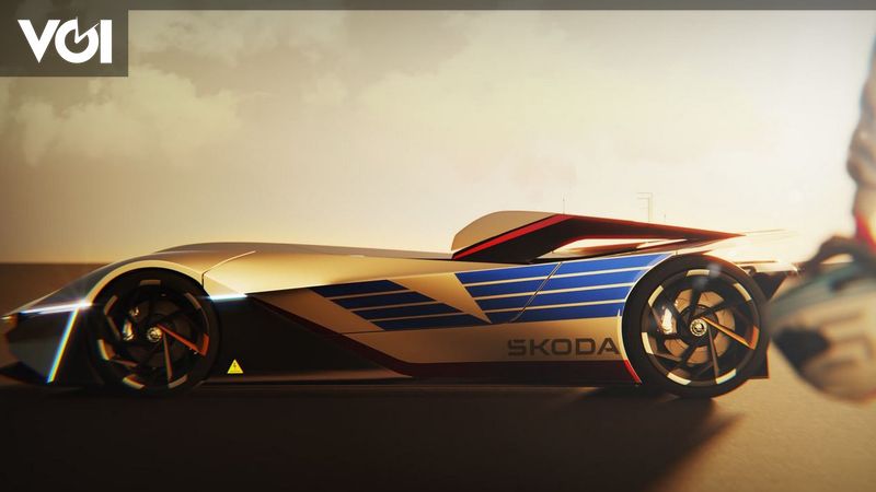 Skoda Presents at Gran Turismo 7 with the Vision Gran Turismo Electric Concept Car