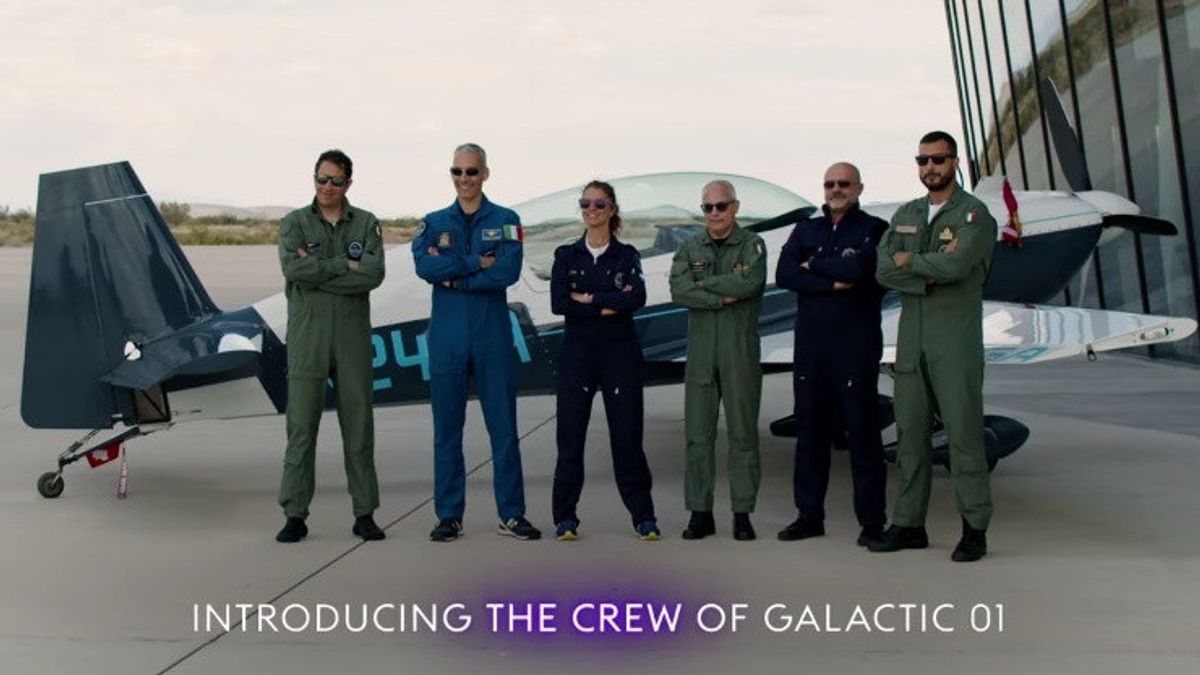Virgin Galactic Ungkap Kru yang akan Meluncur pada Penerbangan Komersial Pertama Minggu Ini