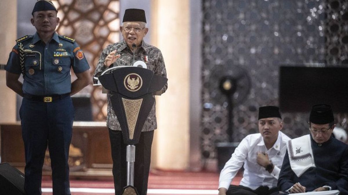 Le vice-président Ma’ruf Amin devrait faire de la salade d’Iduladha à la mosquée d’Istiqlal