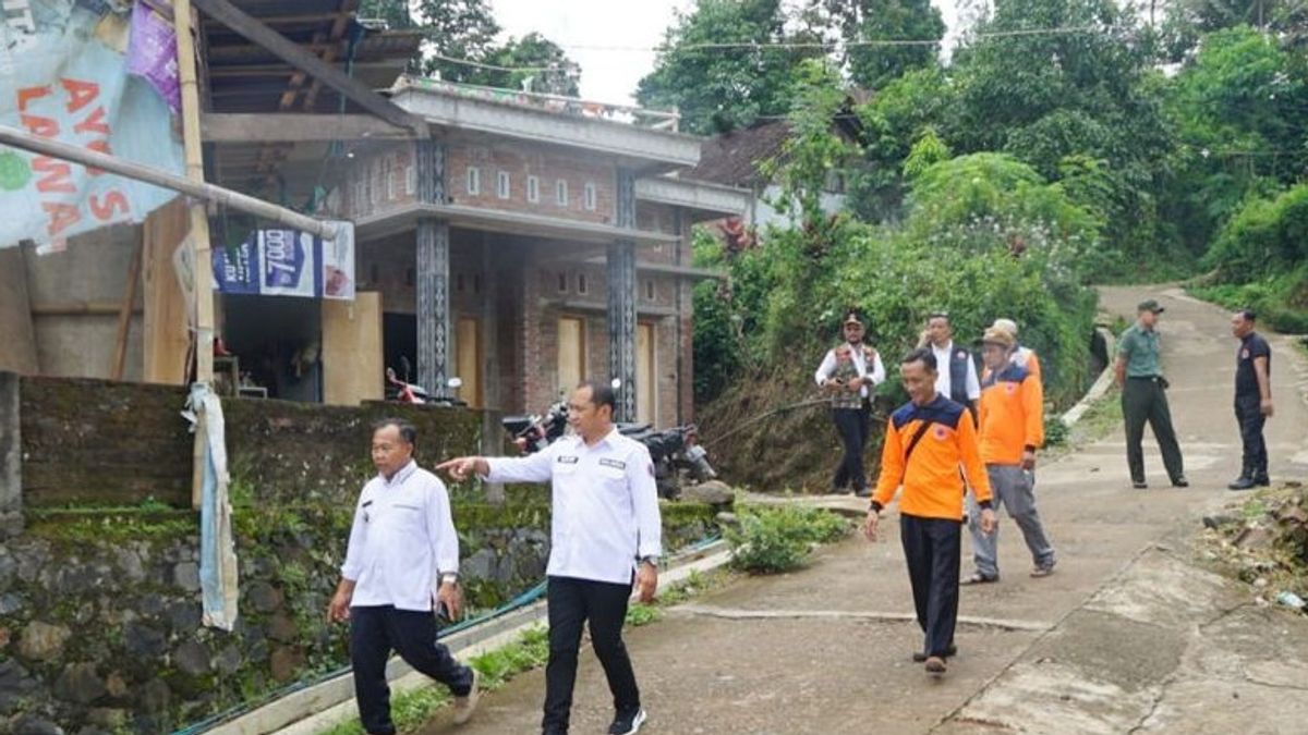 BPBD Jatim Cek Daerah Rawan Tanah Bergerak di Wonosalam Jombang