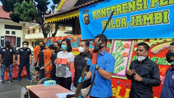 Pelaku Penembakan Tauke Karet Jambi Ditangkap di Tengah Hutan