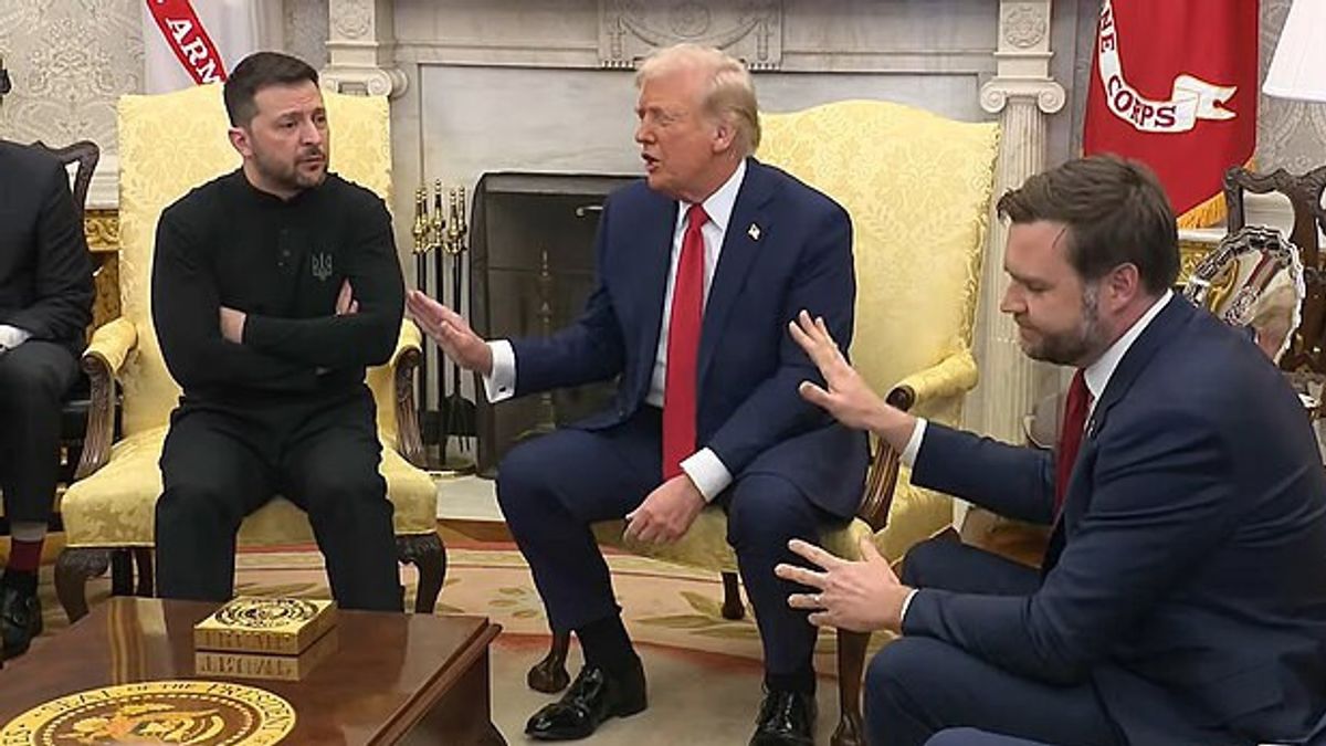 Rusia 'Gembira' Duet Trump-JD Vance Hardik Presiden Ukraina di Gedung Putih