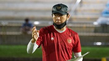 Les Joueurs Singapouriens Ont Violé Ricky Kambuaya Mais N’ont Pas Obtenu De Penalty, Shin Tae-yong: Respectez La Décision De L’arbitre Car Le Résultat Est Le Même