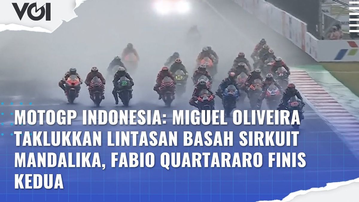 VIDEO: Miguel Oliveira Juara MotoGP, Fabio Quartararo Finis Kedua, Ini Hasil MotoGP Mandalika 2022