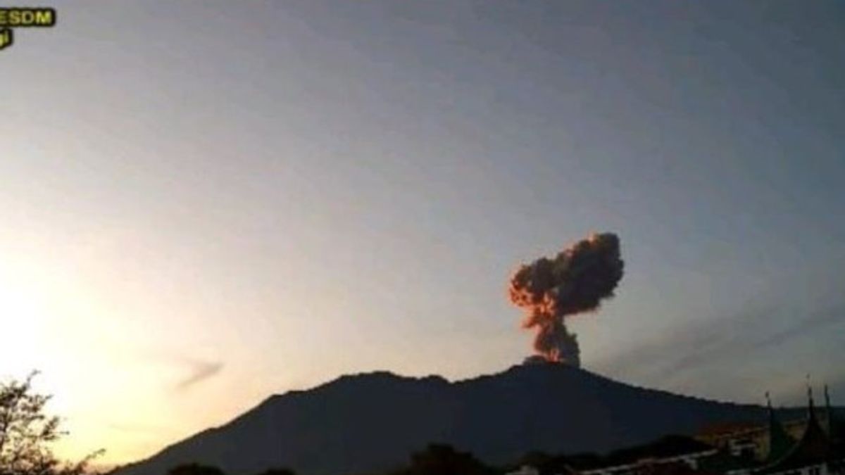 马拉皮火山喷发,火山爆发向南