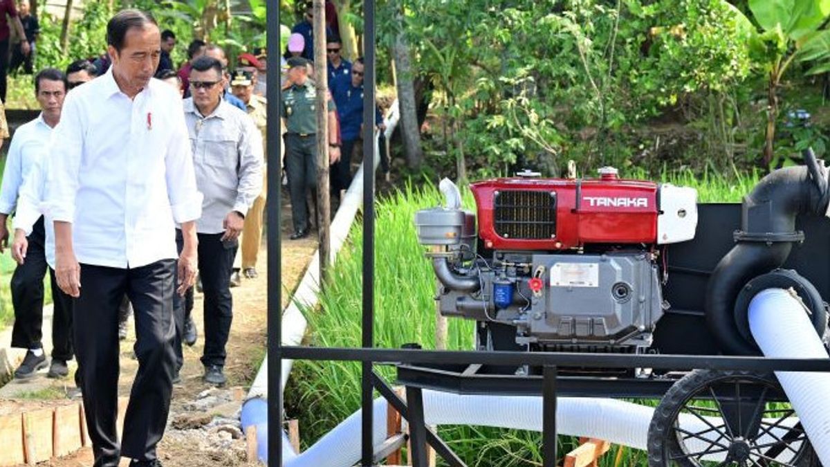 Presiden Jokowi Sebut Pompanisasi di Seluruh Provinsi untuk Antisipasi Kekeringan Panjang
