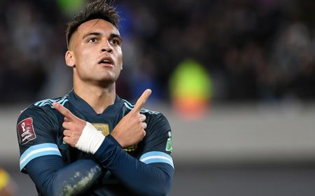 Gol Tunggal Lautaro Martinez Bawa Argentina Menang atas Peru